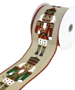 Explore our Christmas Nutcracker Soldiers Wired Ribbon, 2-1/2-Inch